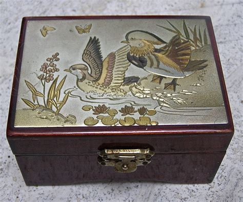 vintage japan chokin art etched mixed metal jewelry box|715 results for chokin art jewelry box .